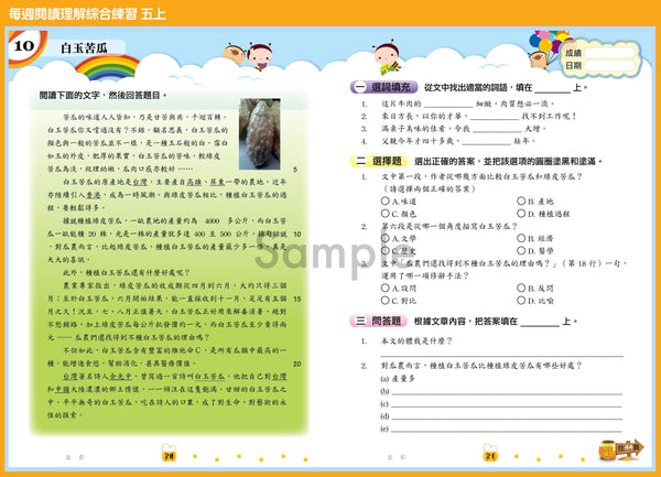 暑期中文課程（學術系列）