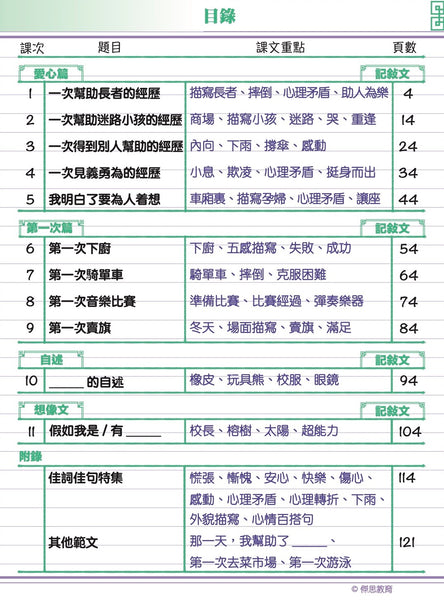 《中文寫作手冊》（二）（小三至小六適用）